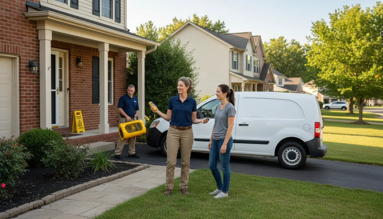 Residential water damage restoration in Jackson, NE